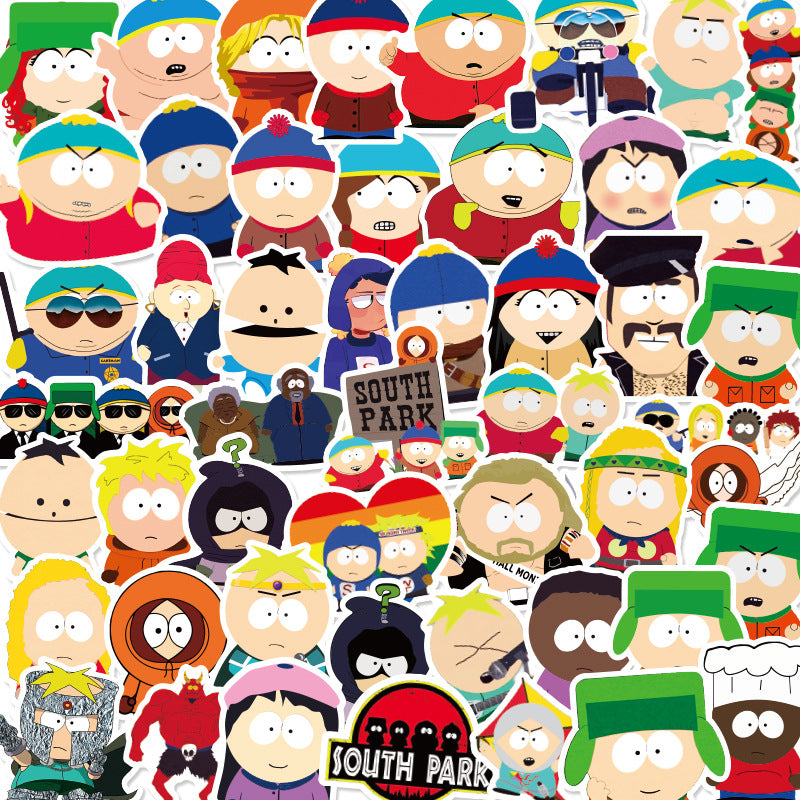  South Park Characters Decal Stickers Assorted Lot of 21 Pieces  : Toys & Games